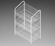 Стойка сетчатая 950х600х400мм