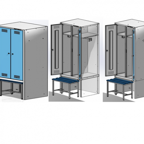 (ШРО) 22 НИША   (с нишей для скамьи)