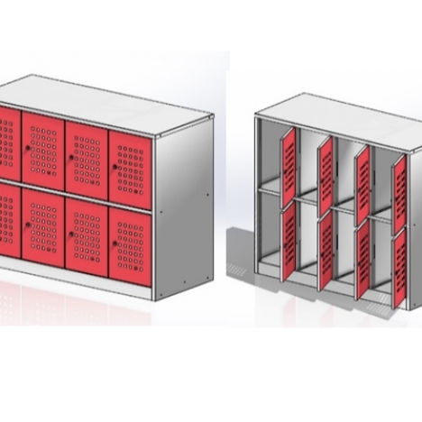  (ШРС) 8 - ТУМБА  4х секционные (8 ячеечные)