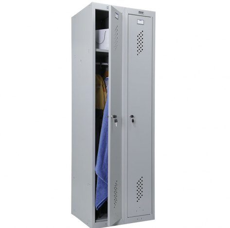 Шкаф для раздевалок ПРАКТИК усиленный ML 21-60 (ML-11-30 + ML-01-30)