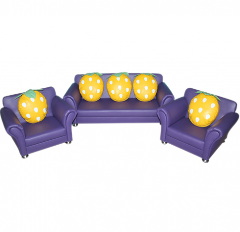 Клубничка комплект мягкой детской мебели