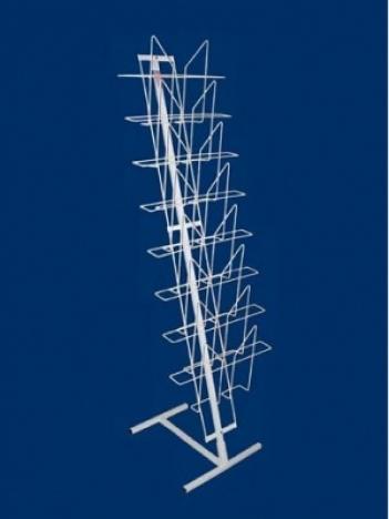 Стойка для газет А3 одинарная на 8 карманов СГ-2
