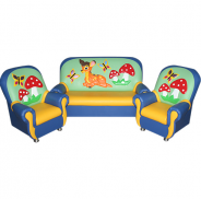 Детская мягкая каркасная мебель